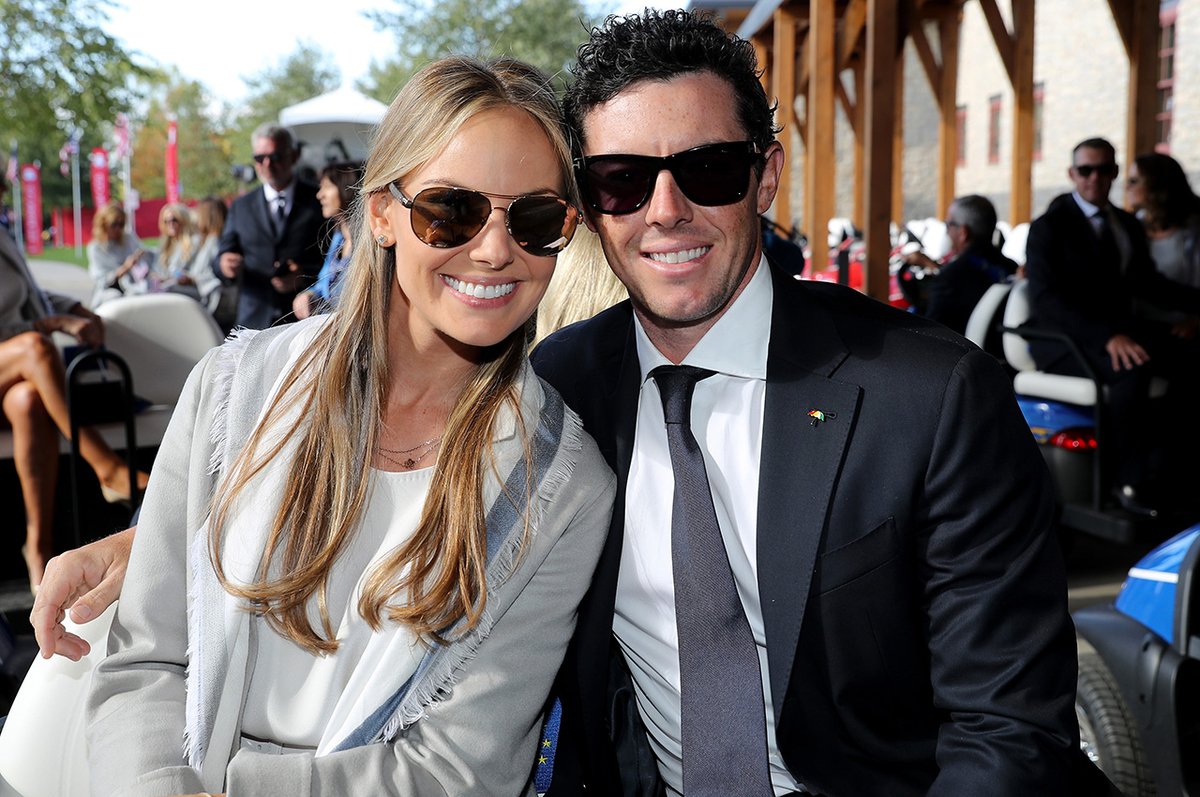 Эрика Столл (Erica Stoll) и Рори Макилрой (Rory McIlroy). Фото: Gety Images